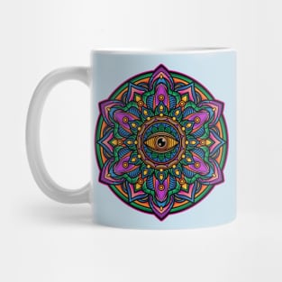 Mandala Indian eye Mug